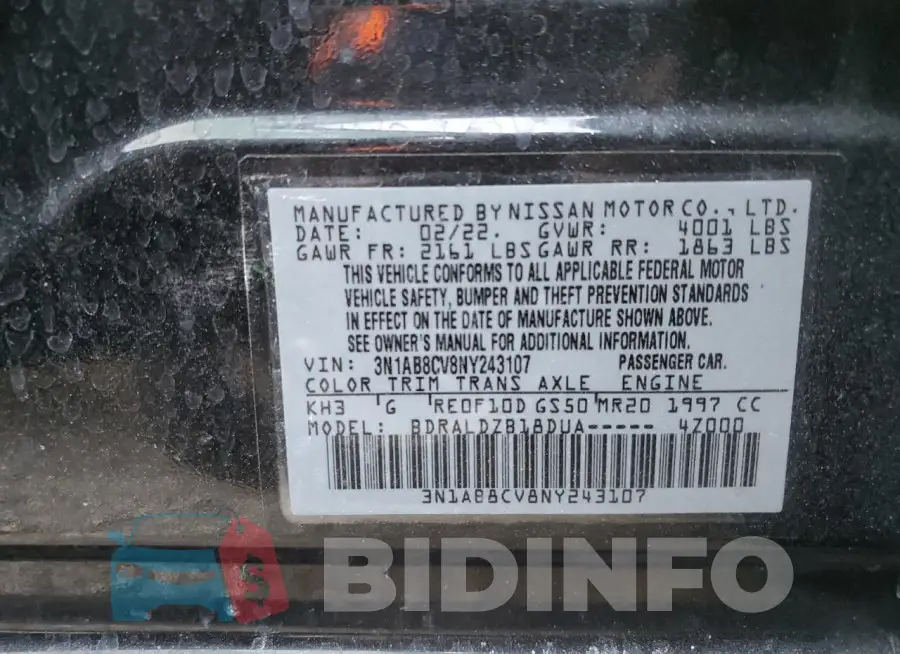 3N1AB8CV8NY243107 Photo# 12