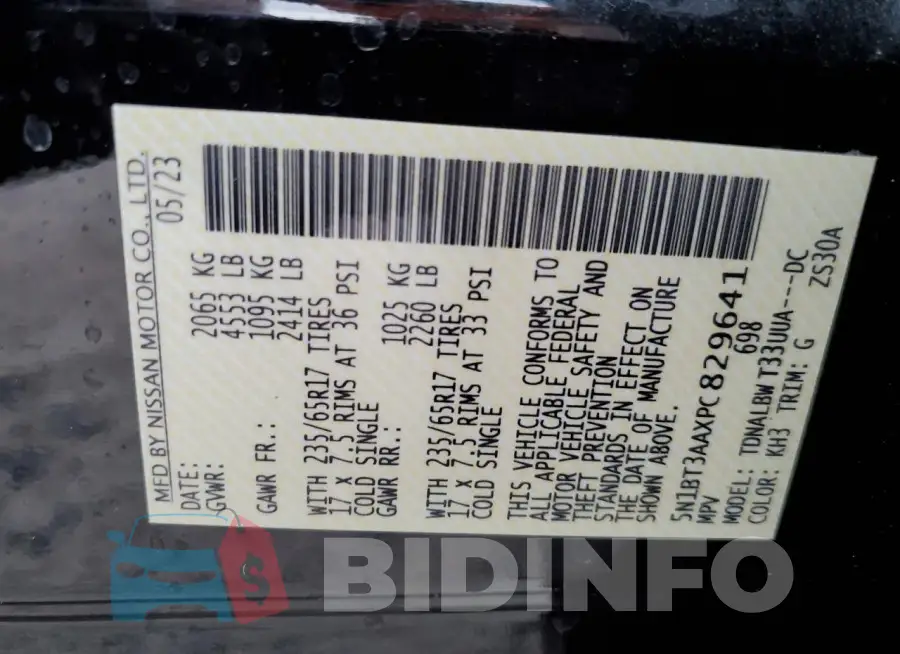 5N1BT3AAXPC829641 Photo# 13