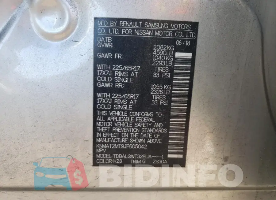 KNMAT2MT9JP605042 Photo# 14