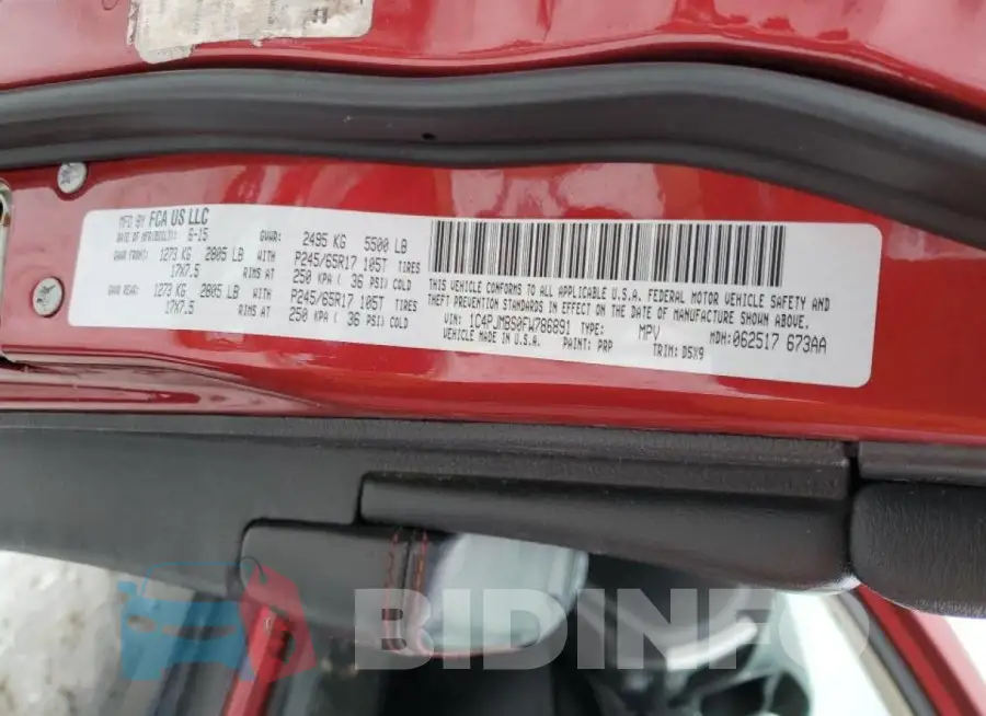 1C4PJMBS0FW786891 Photo# 12
