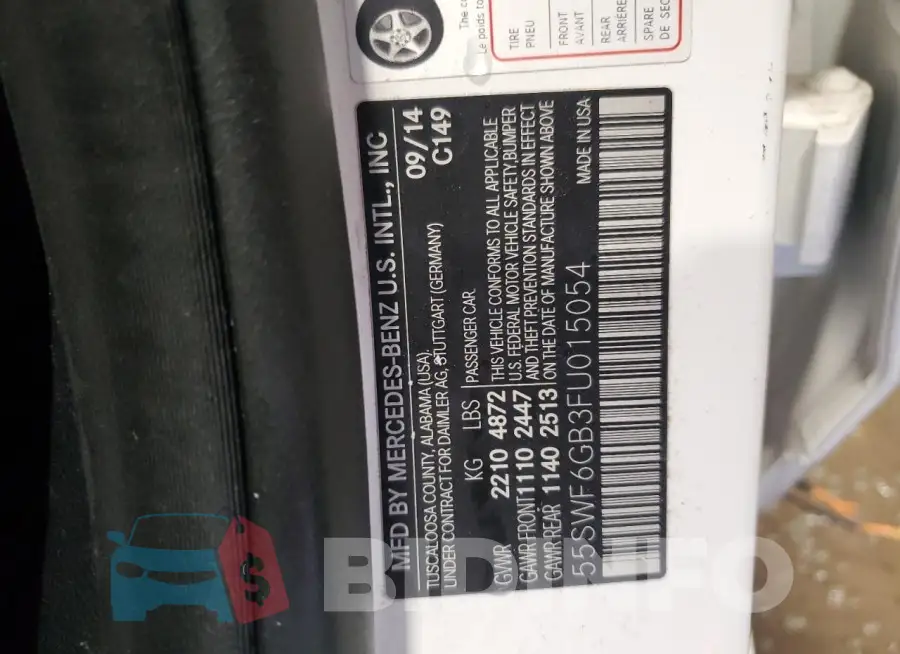 55SWF6GB3FU015054 Photo# 13
