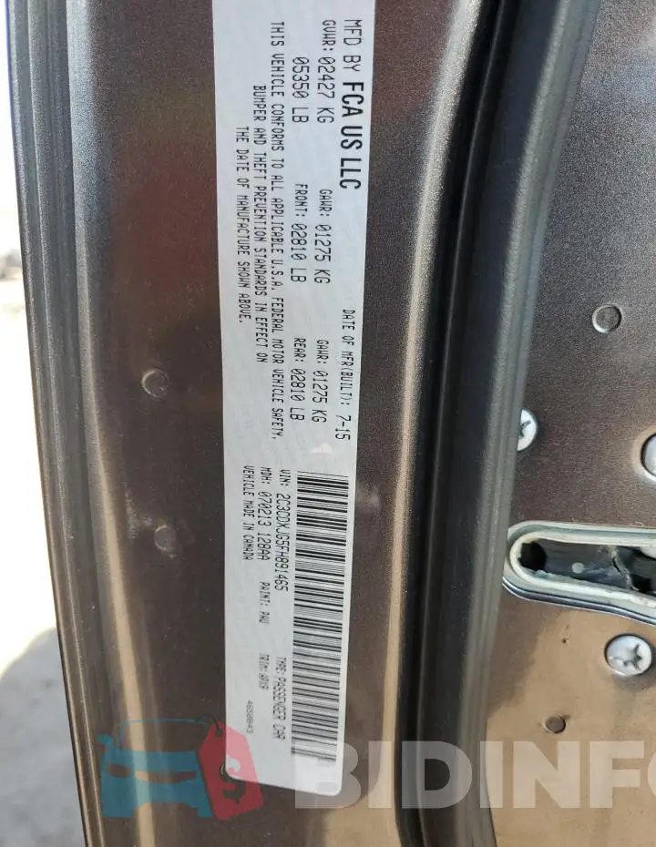 2C3CDXJG5FH891465 Photo# 12