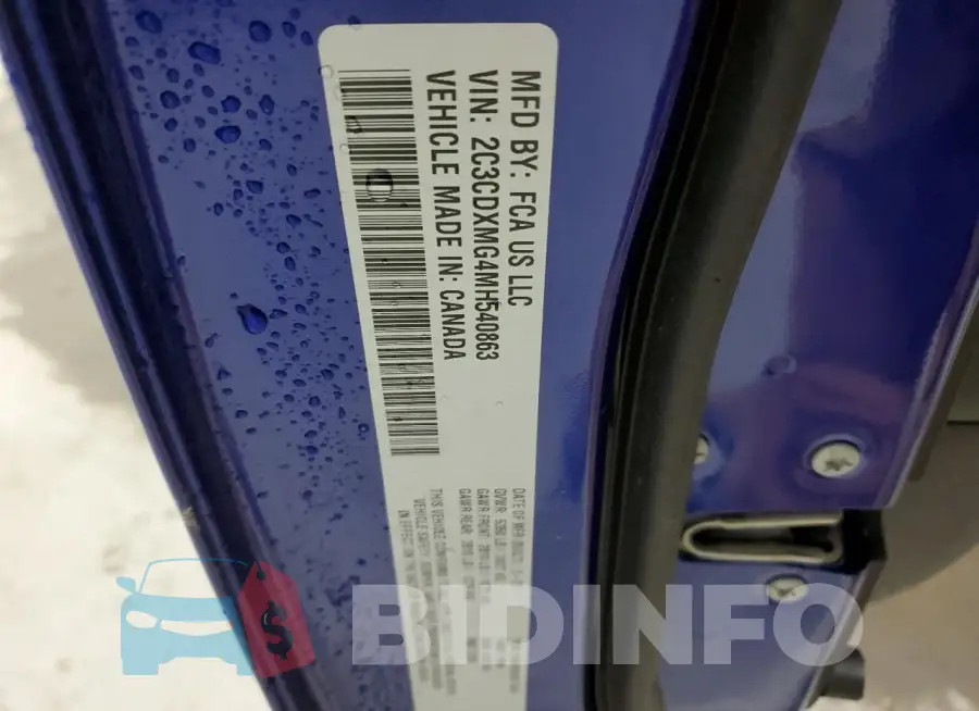 2C3CDXMG4MH540863 Photo# 12