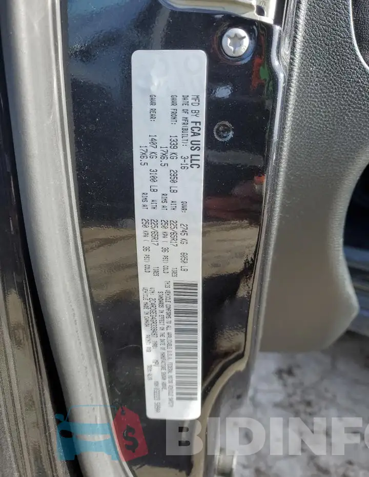 2C4RDGEG4GR339497 Photo# 13