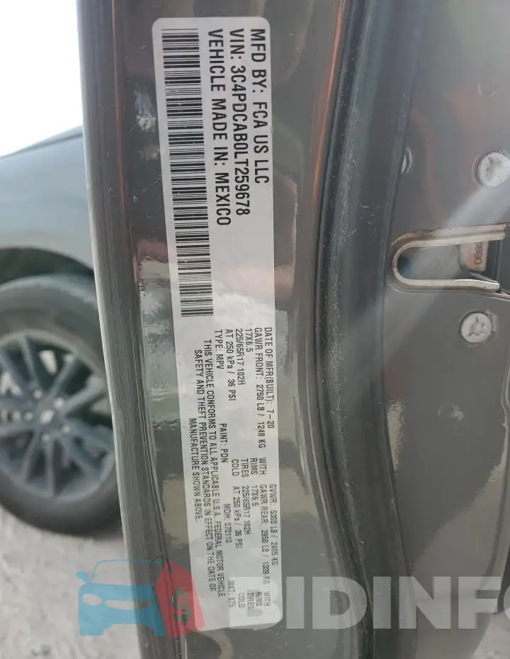 3C4PDCAB0LT259678 Photo# 13