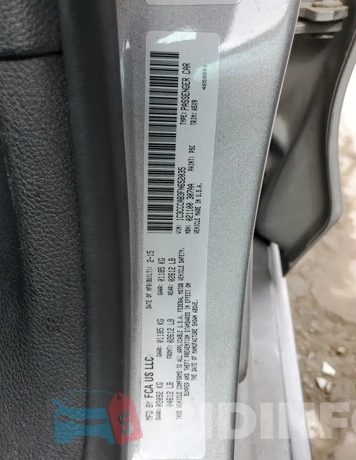 1C3CCCAB3FN652035 Photo# 12