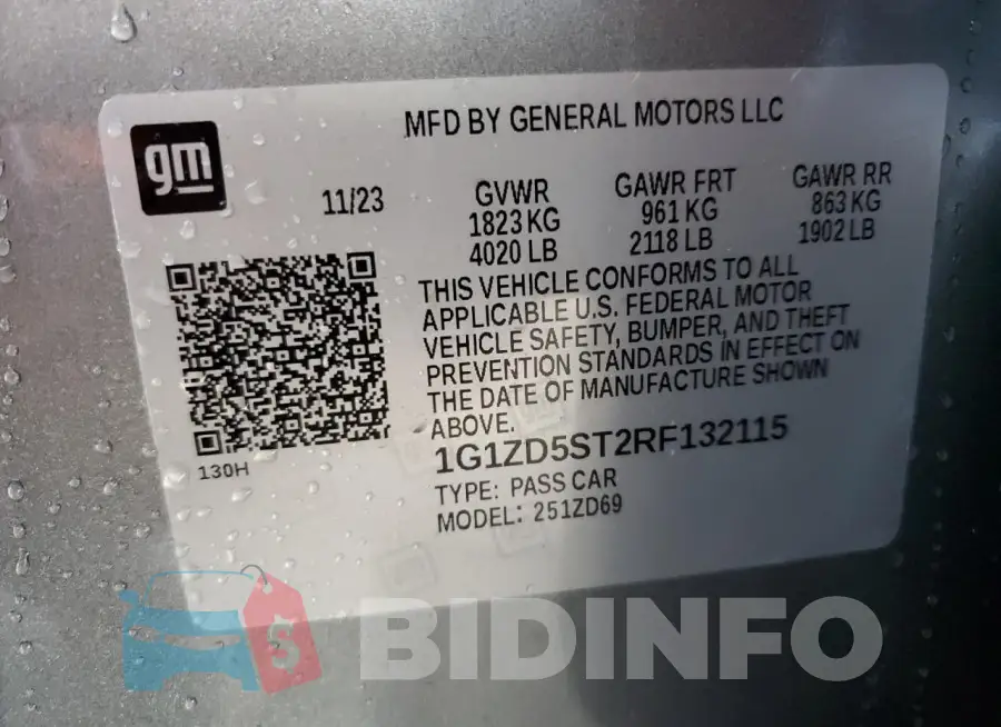 1G1ZD5ST2RF132115 Photo# 12