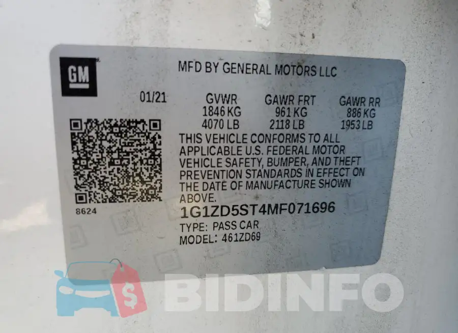 1G1ZD5ST4MF071696 Photo# 12