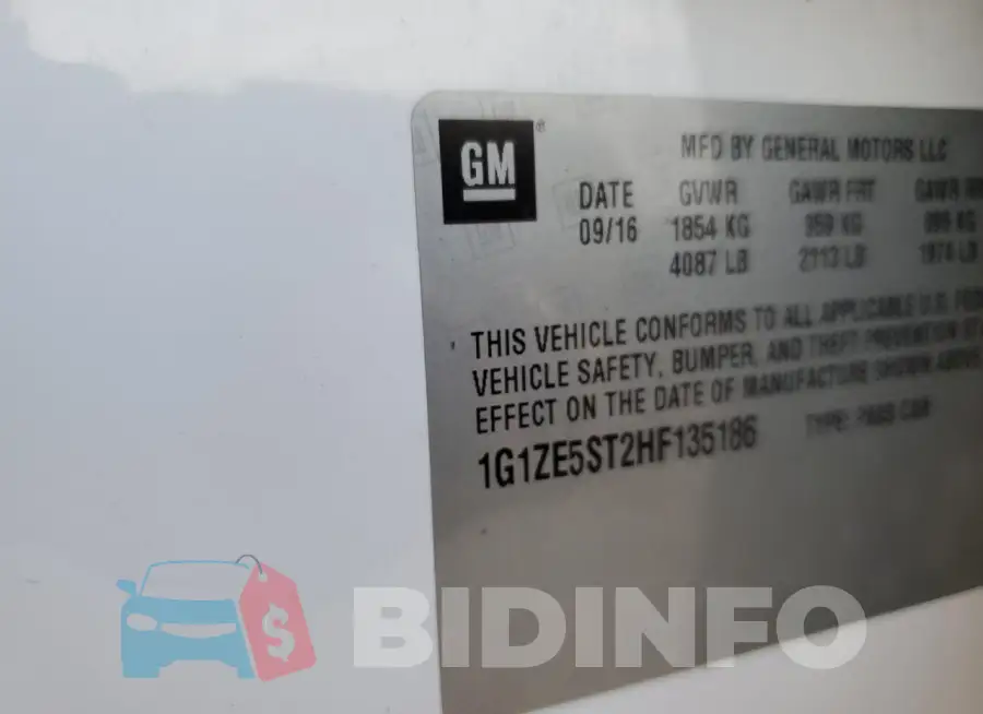 1G1ZE5ST2HF135186 Photo# 12