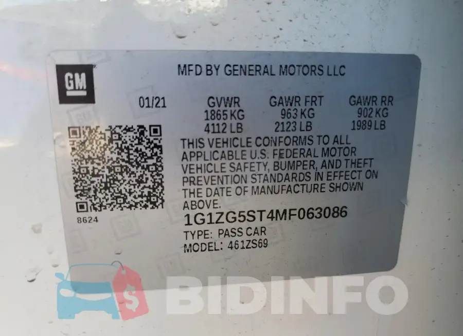 1G1ZG5ST4MF063086 Photo# 13