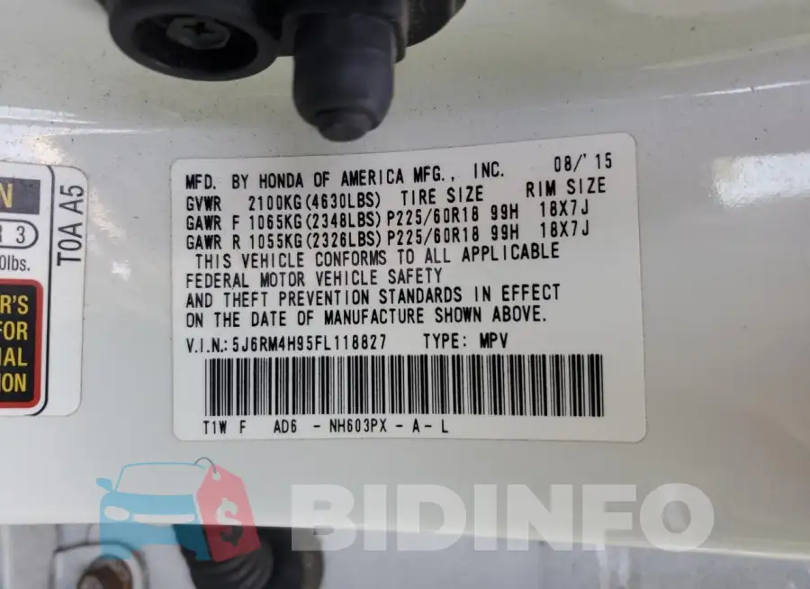 5J6RM4H95FL118827 Photo# 13