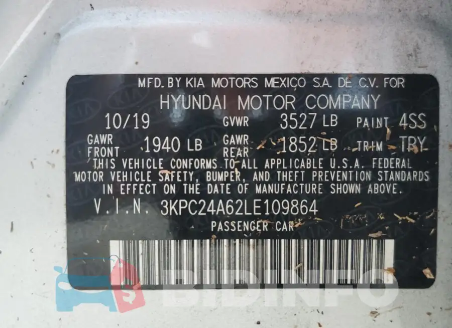 3KPC24A62LE109864 Photo# 12