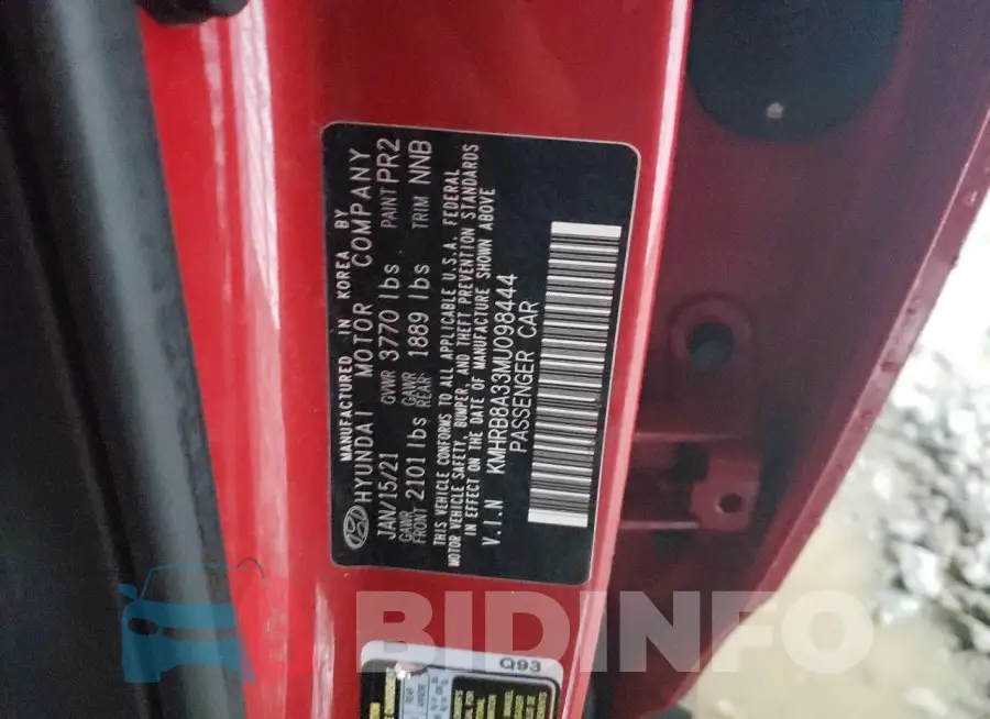 KMHRB8A33MU098444 Photo# 13