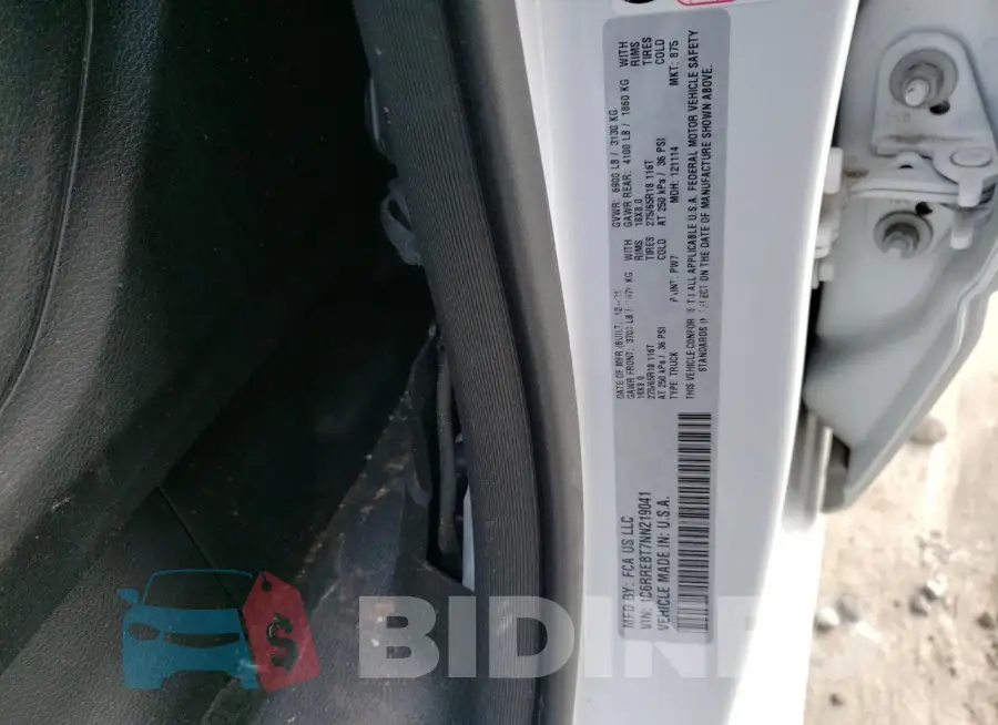 1C6RREBT7NN219041 Photo# 12