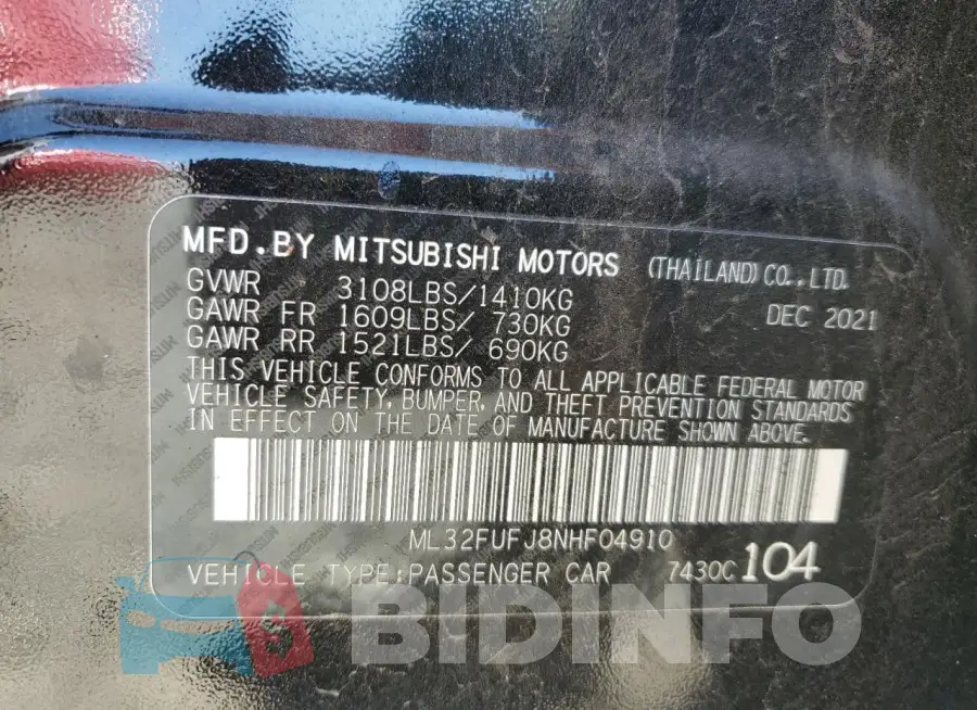 ML32FUFJ8NHF04910 Photo# 12