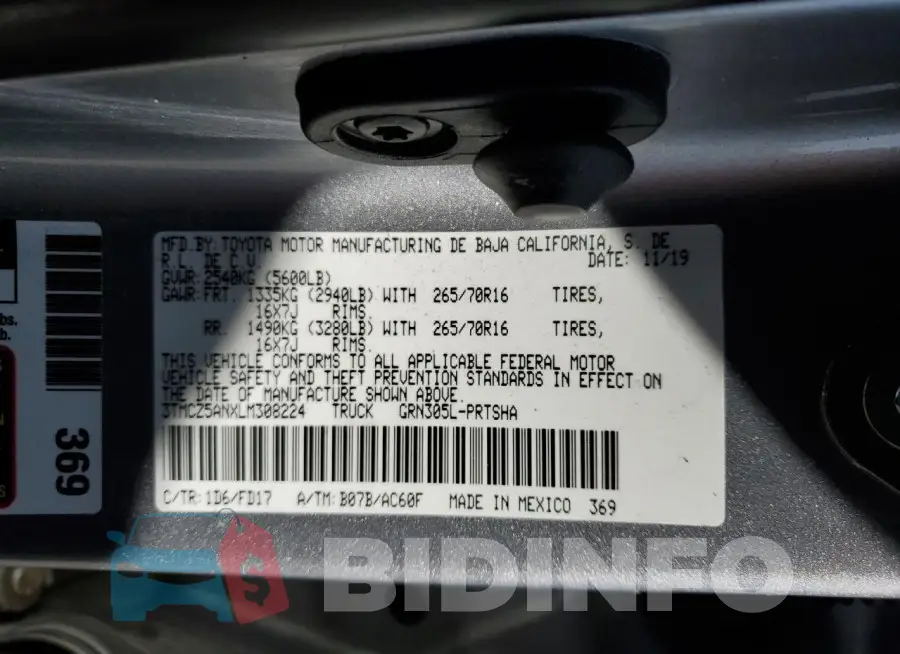 3TMCZ5ANXLM308224 Photo# 13