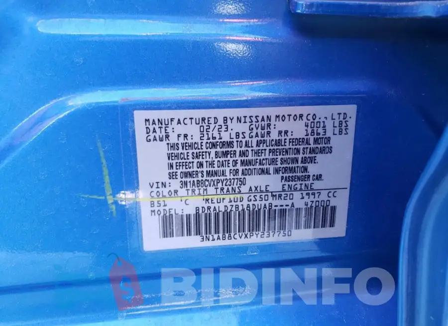 3N1AB8CVXPY237750 Photo# 12