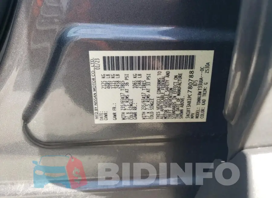 5N1BT3AB1PC780788 Photo# 13