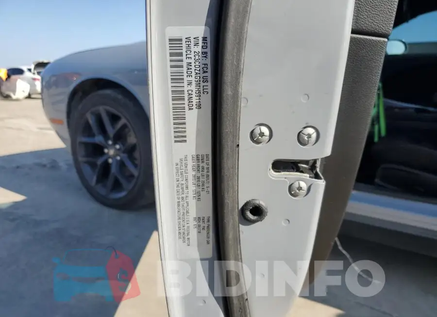 2C3CDZAG9MH591100 Photo# 12