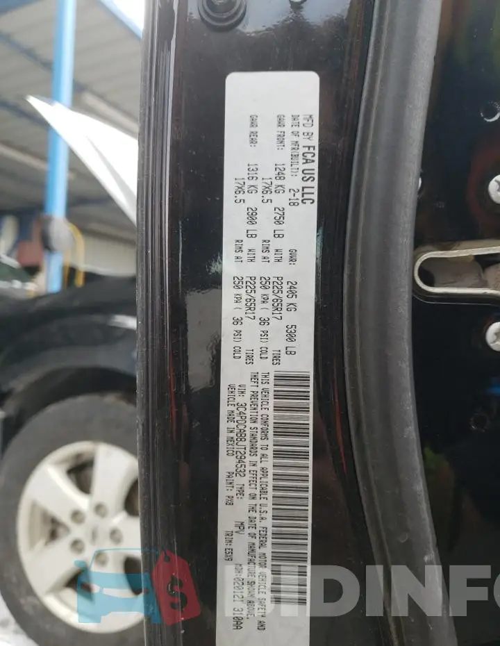 3C4PDCAB8JT294532 Photo# 13