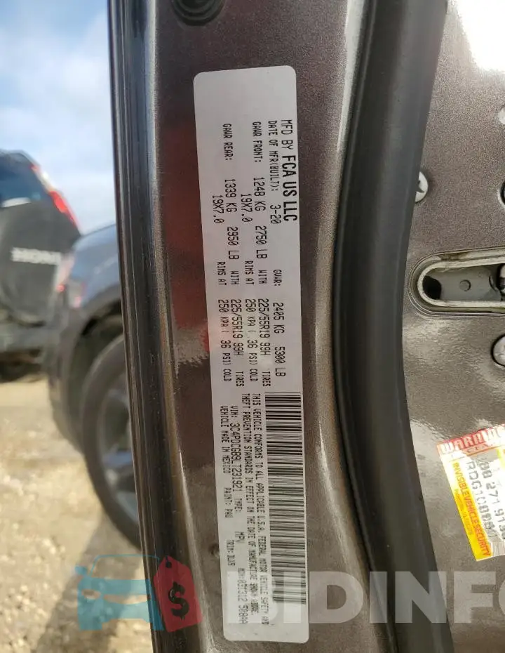 3C4PDCGB9LT231921 Photo# 14