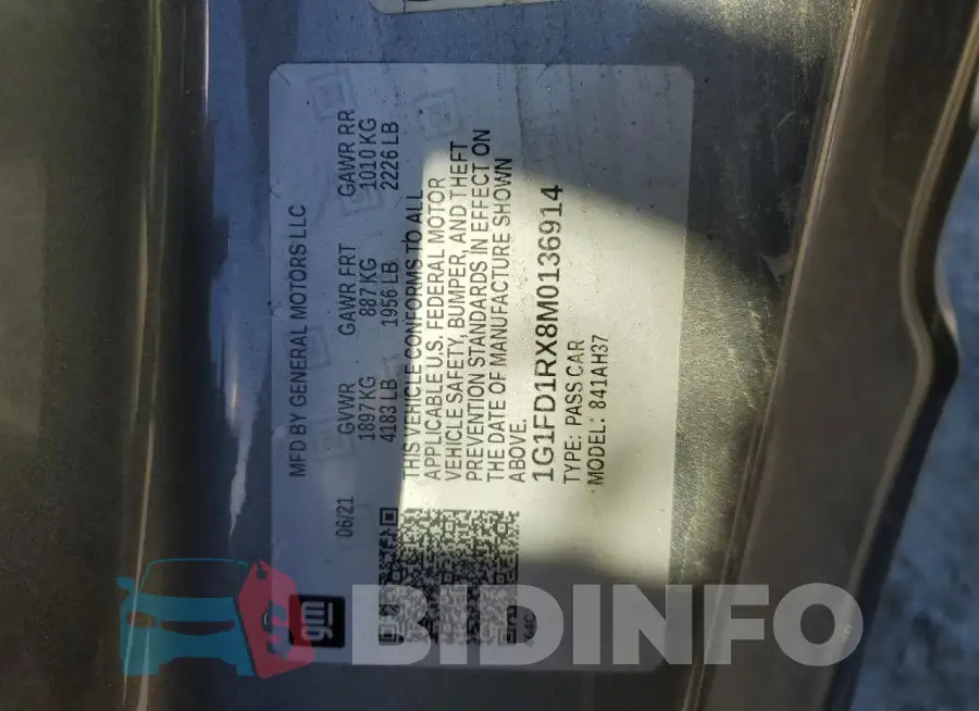 1G1FD1RX8M0136914 Photo# 12