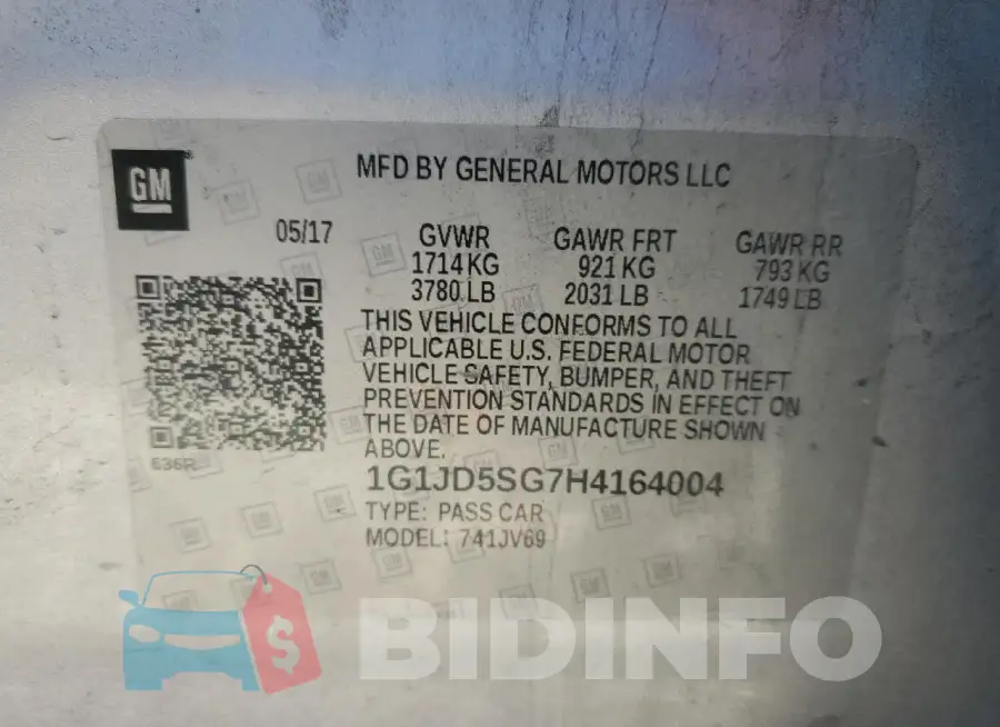 1G1JD5SG7H4164004 Photo# 12