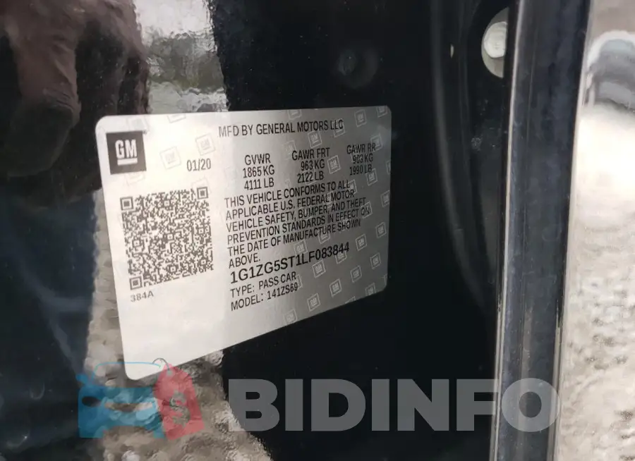1G1ZG5ST1LF083844 Photo# 12