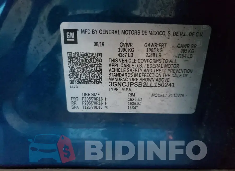3GNCJPSB2LL150241 Photo# 13