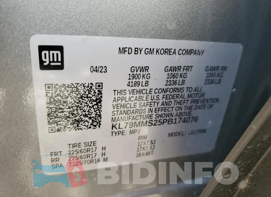 KL79MMS25PB174076 Photo# 14