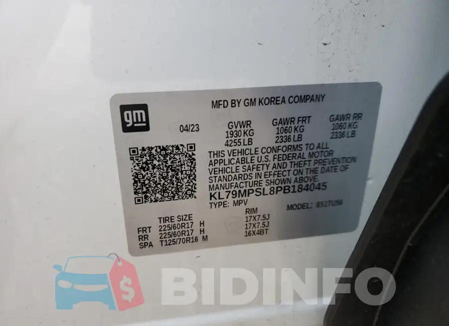 KL79MPSL8PB184045 Photo# 12