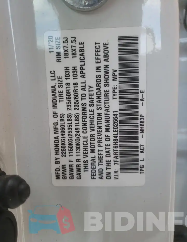 7FART6H84LE026641 Photo# 13