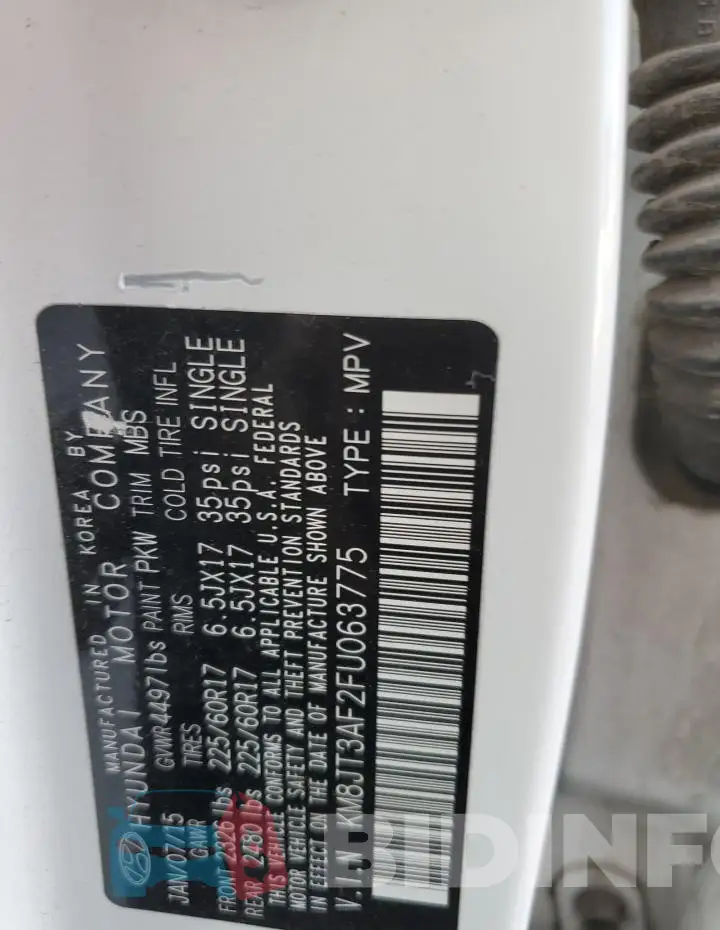 KM8JT3AF2FU063775 Photo# 13