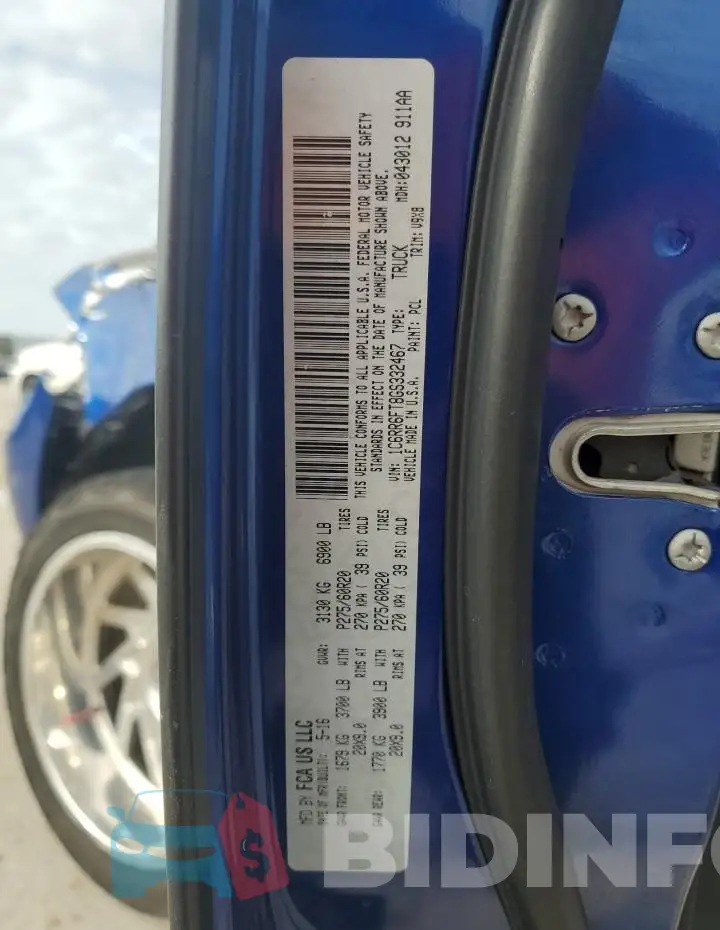 1C6RR6FT8GS332467 Photo# 12