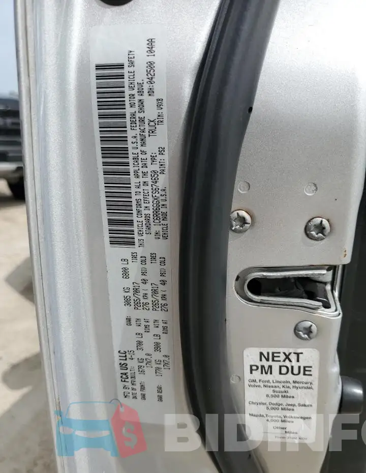 1C6RR6GGXFS674650 Photo# 12