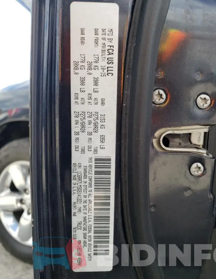1C6RR7LM3GS141221 Photo# 12
