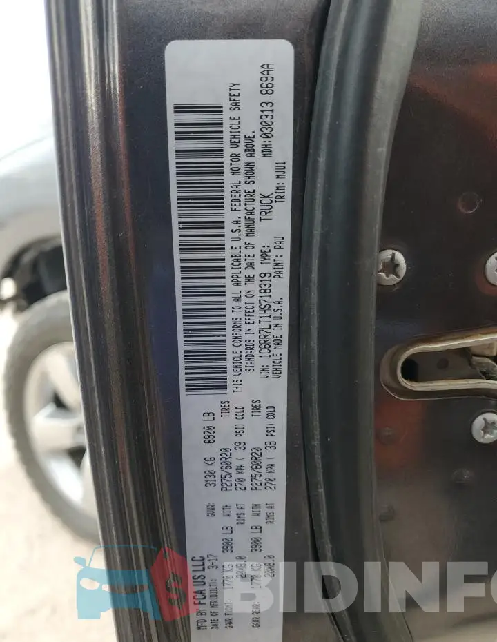 1C6RR7LT1HS718319 Photo# 12