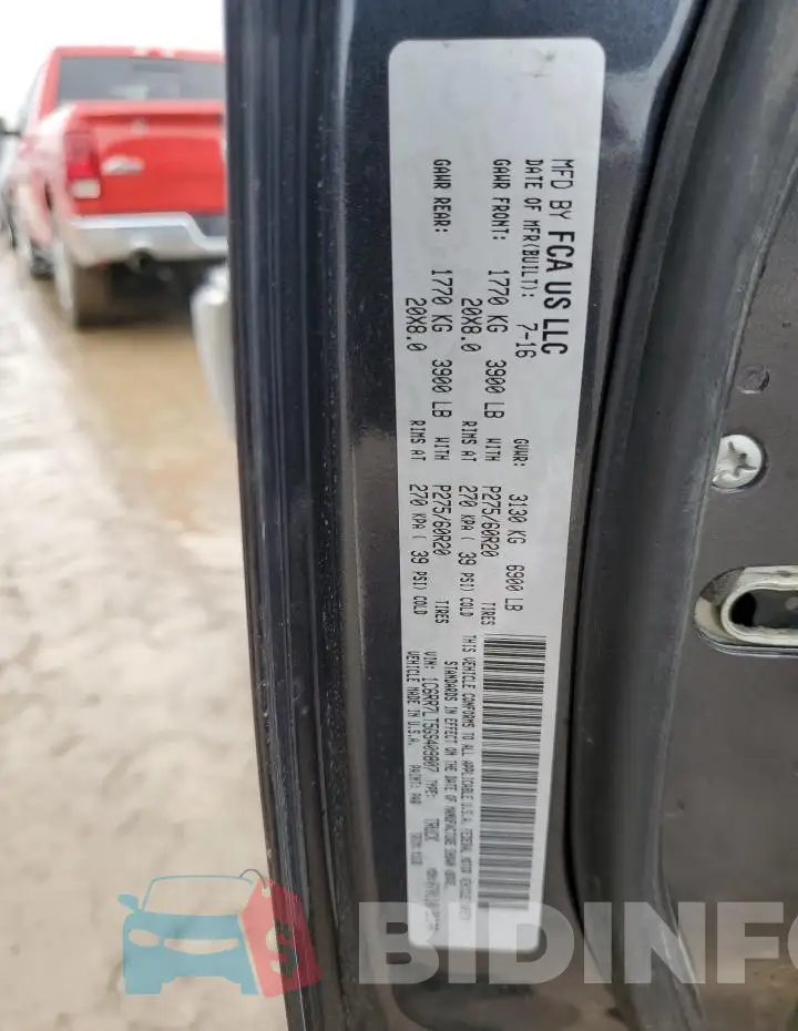 1C6RR7LT5GS409807 Photo# 12