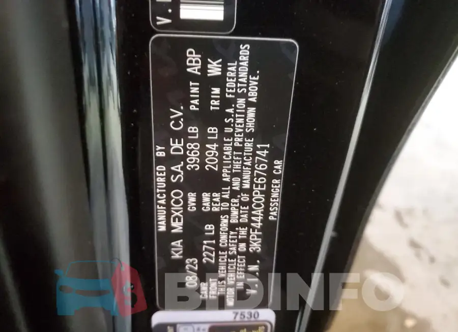 3KPF44AC0PE676741 Photo# 13