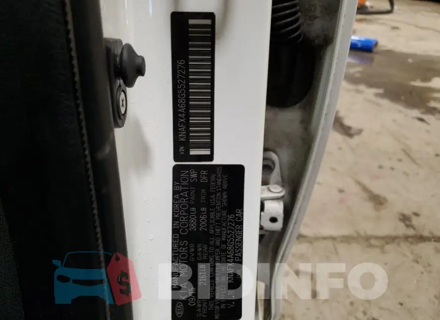 KNAFX4A68G5527276 Photo# 12