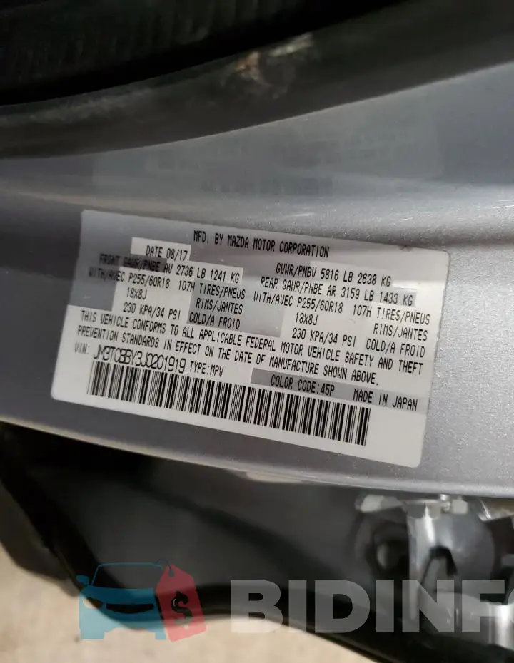 JM3TCBBY3J0201919 Photo# 13