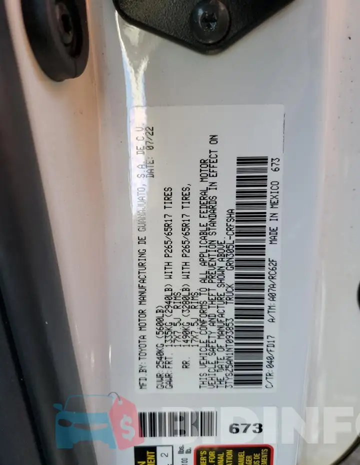 3TYSZ5AN1NT093853 Photo# 12