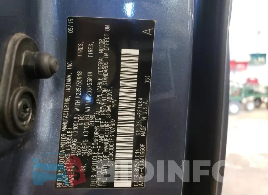 5TDDK3DC1FS107887 Photo# 13