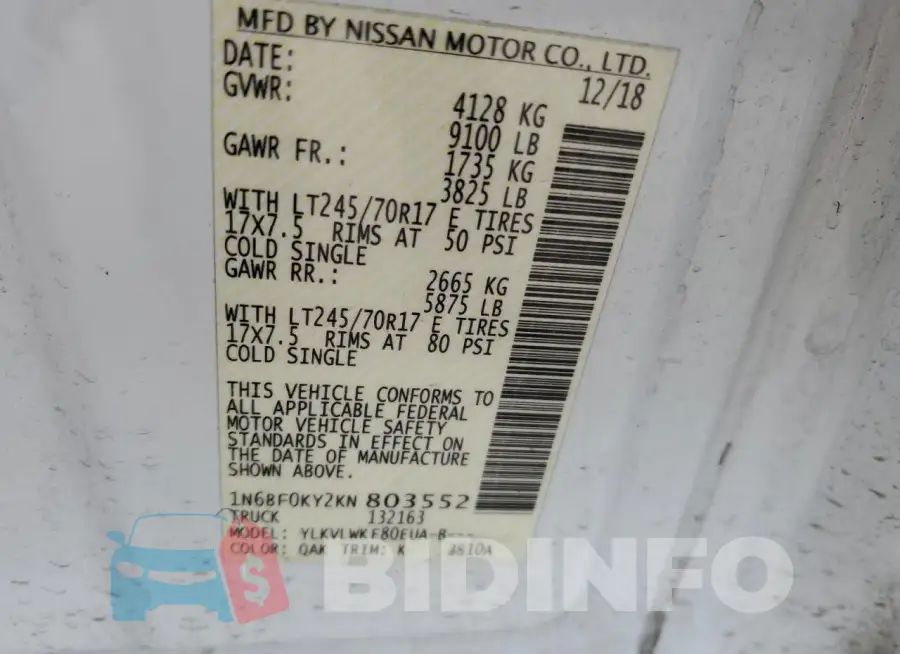 1N6BF0KY2KN803552 Photo# 13