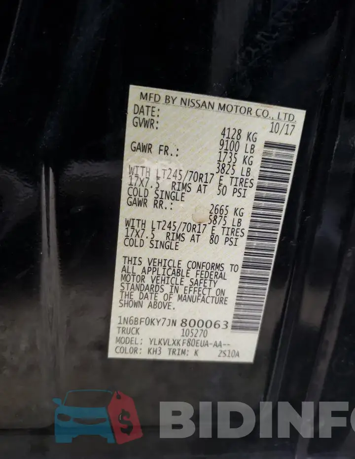1N6BF0KY7JN800063 Photo# 13