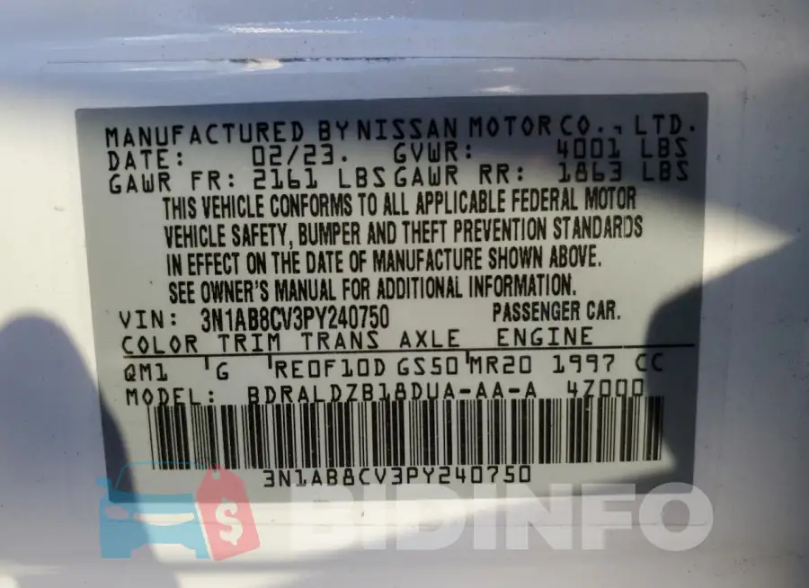 3N1AB8CV3PY240750 Photo# 13
