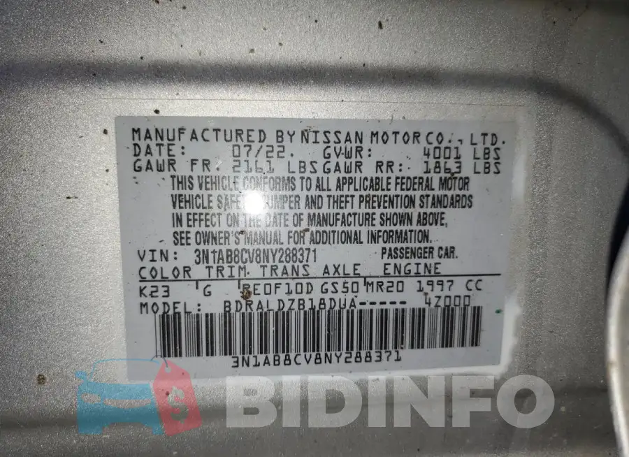 3N1AB8CV8NY288371 Photo# 12