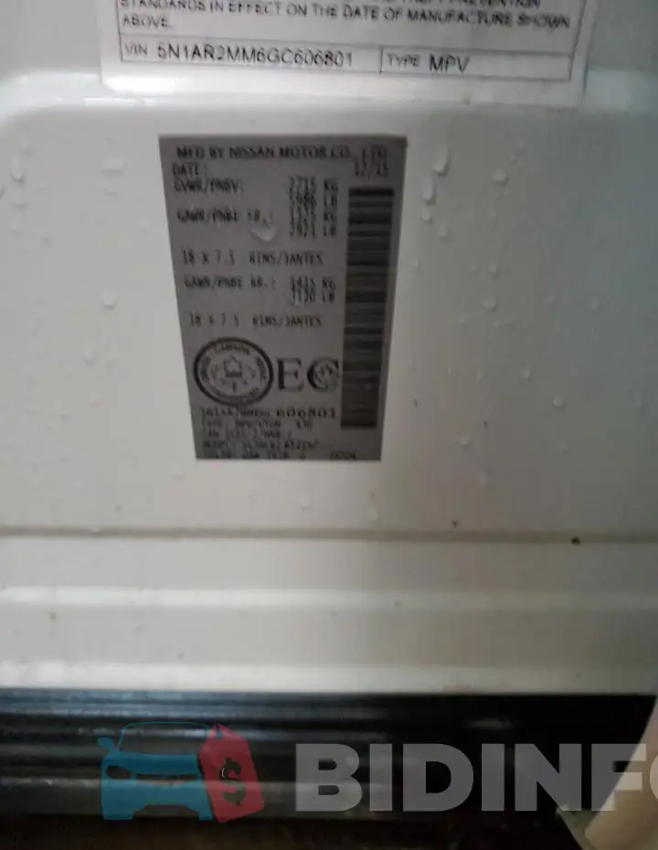 5N1AR2MM6GC606801 Photo# 13