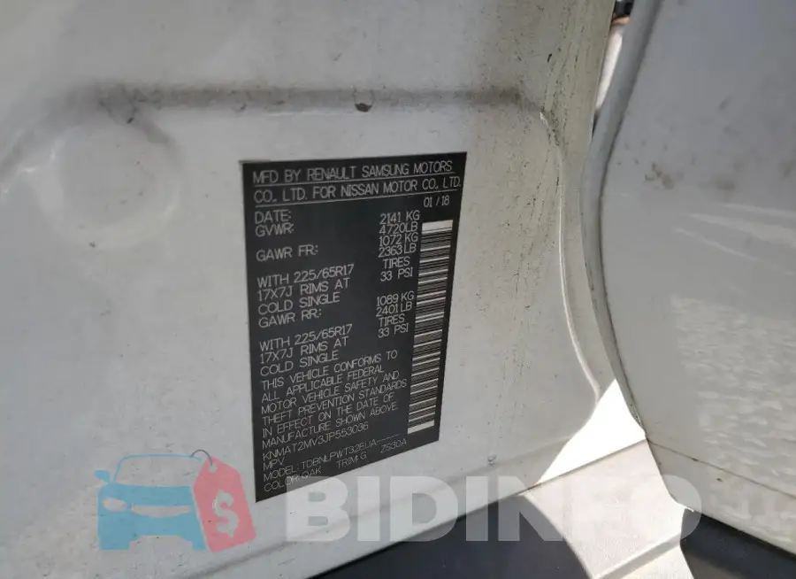 KNMAT2MV3JP553036 Photo# 12