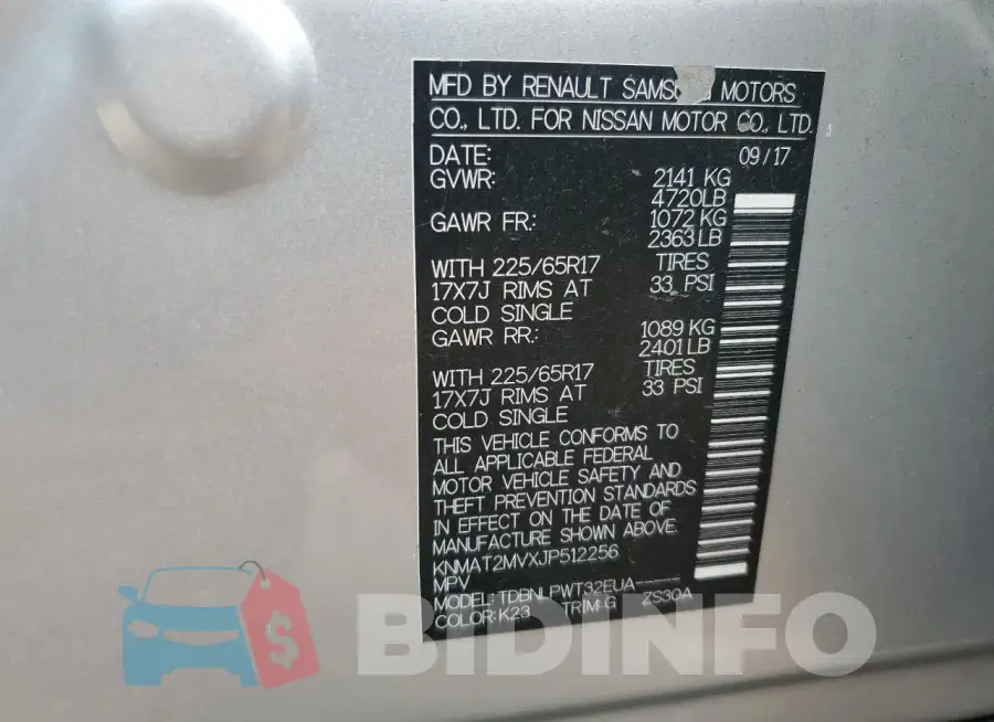 KNMAT2MVXJP512256 Photo# 12